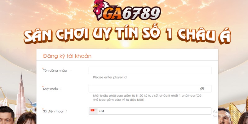 Đăng ký tài khoản trải nghiệm giải trí đỉnh cao trên nền tảng