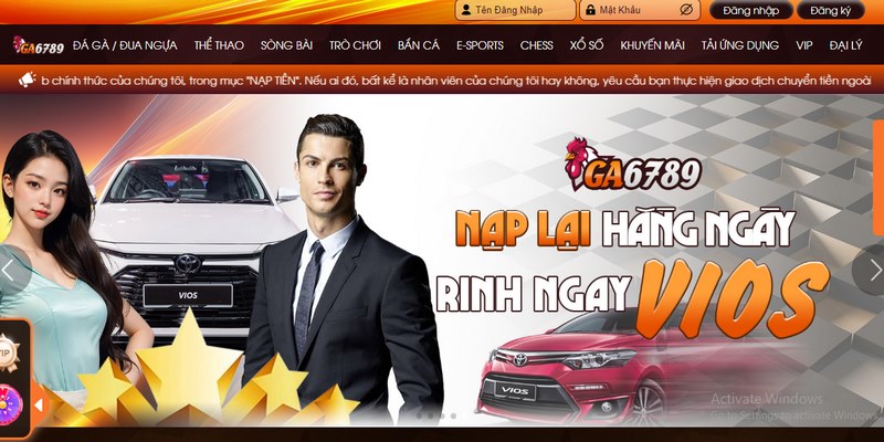 GA6789 nhà cái mang đến bet thủ trải nghiệm thú vị cực hấp dẫn