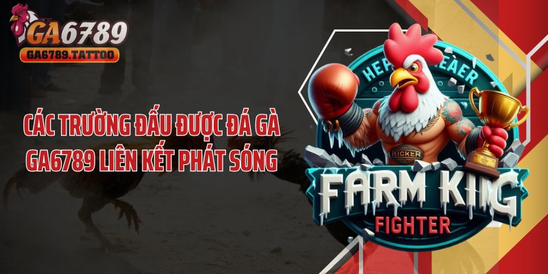 Các trường đấu được đá gà GA6789 liên kết phát sóng