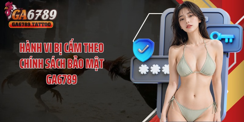 Hành vi bị cấm theo chính sách bảo mật Ga6789