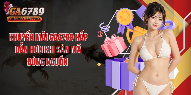 Khuyến mãi GA6789 hấp dẫn hơn khi săn mã đúng nguồn 