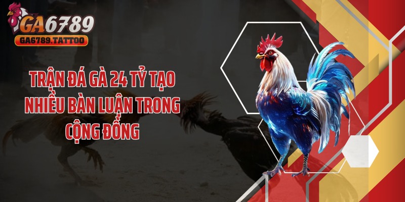Trận đá gà 24 tỷ tạo nhiều bàn luận trong cộng đồng